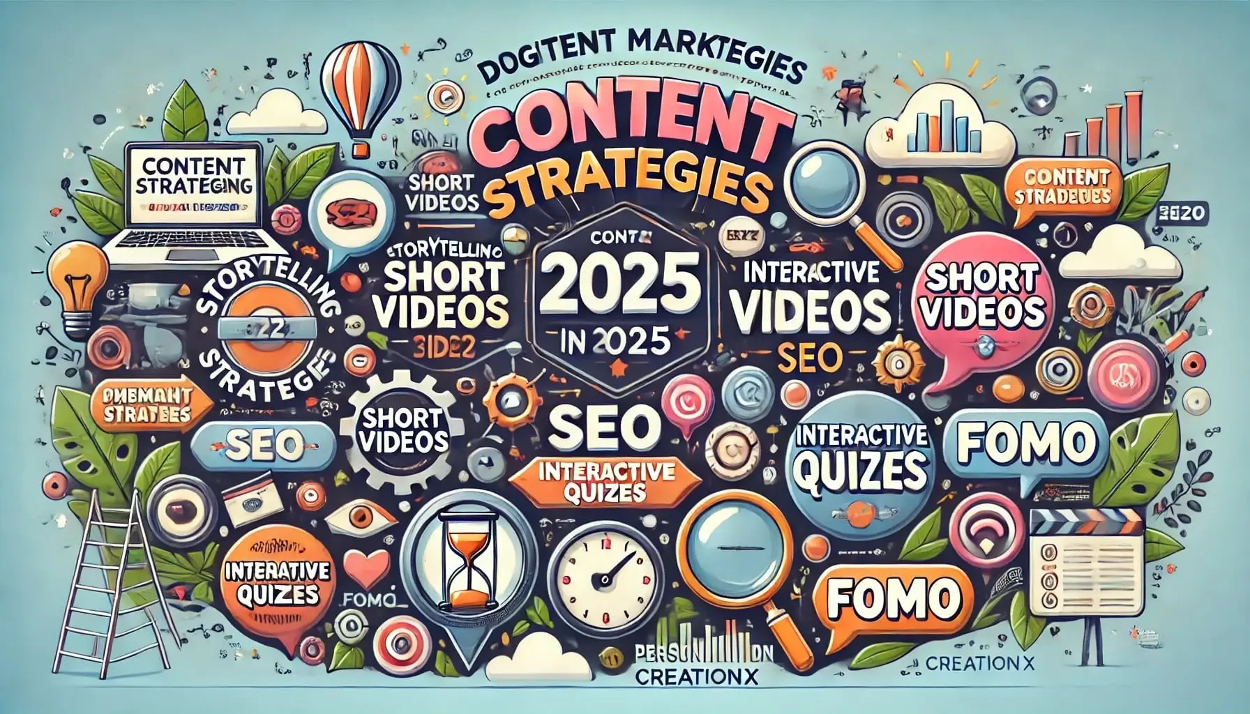 Strategie content marketingu - przewodnik creationX 2025