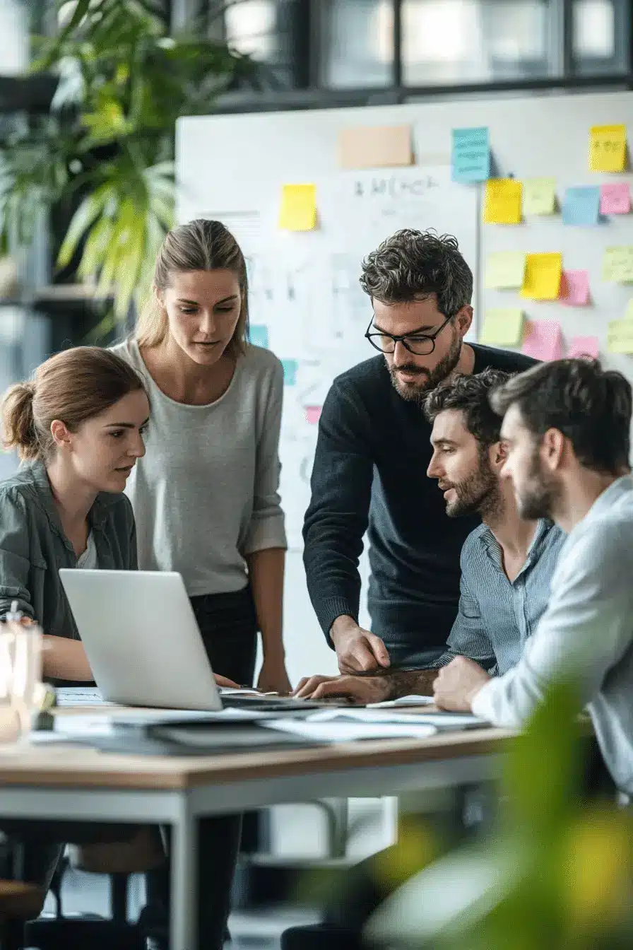 Zespół creationX przy planowaniu projektu