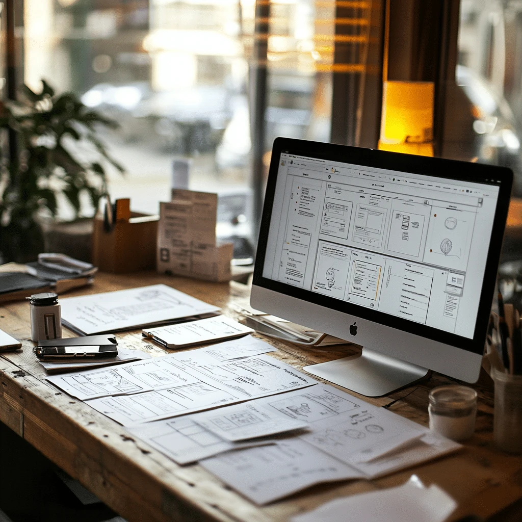 Prezentacja procesu tworzenia makiety użyteczności strony internetowej