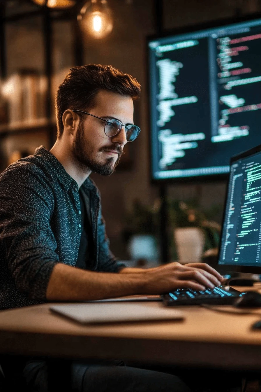 Zespół creationX pracujący nad projektami internetowymi - proces tworzenia aplikacji webowych