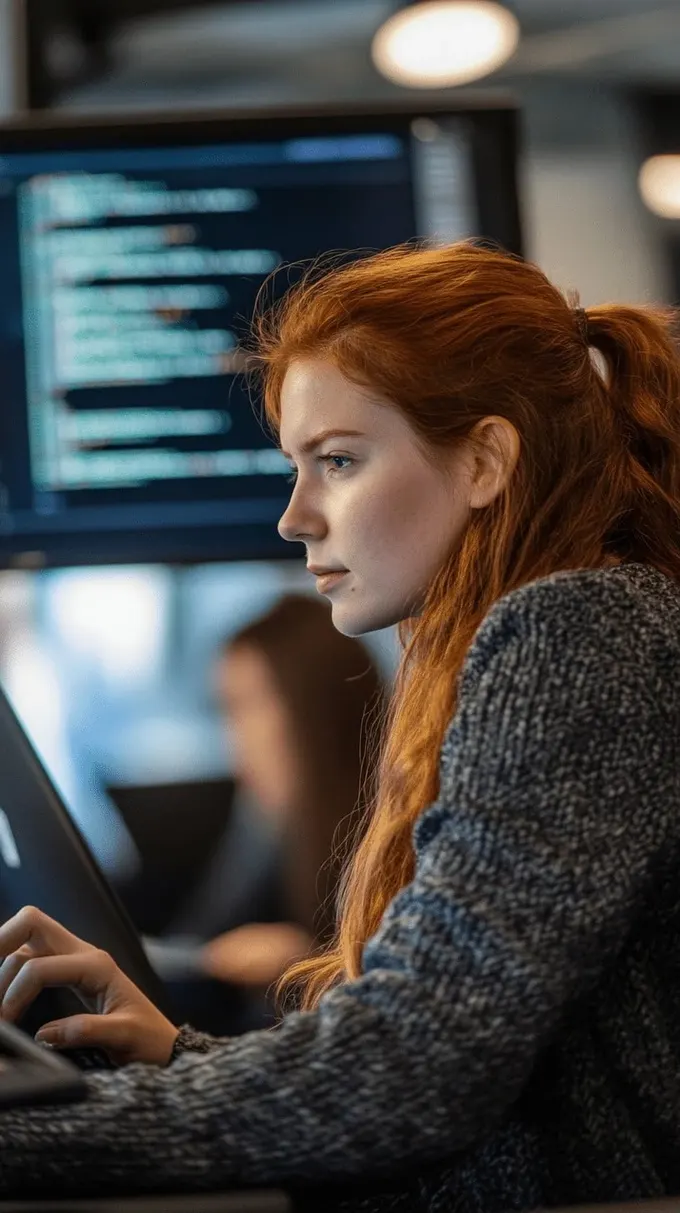 Programistka creationX przy pracy - profesjonalne podejście do tworzenia stron