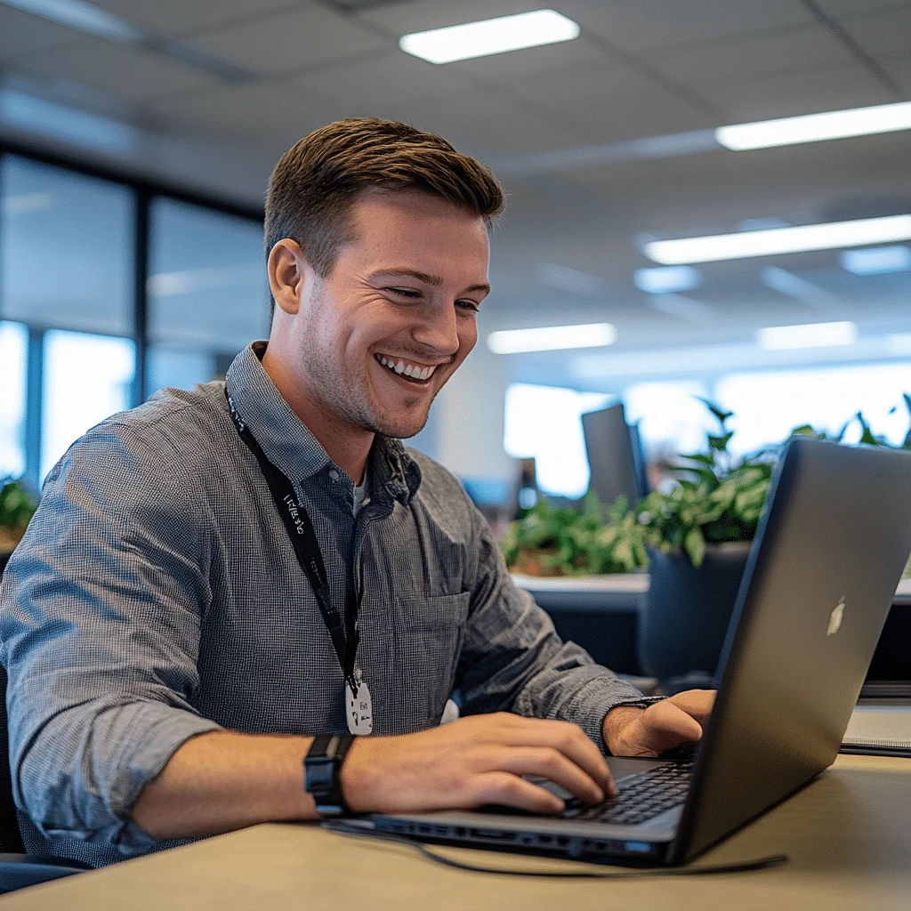 Agent centrum wsparcia creationX gotowy do pomocy przy bezpłatnej wycenie