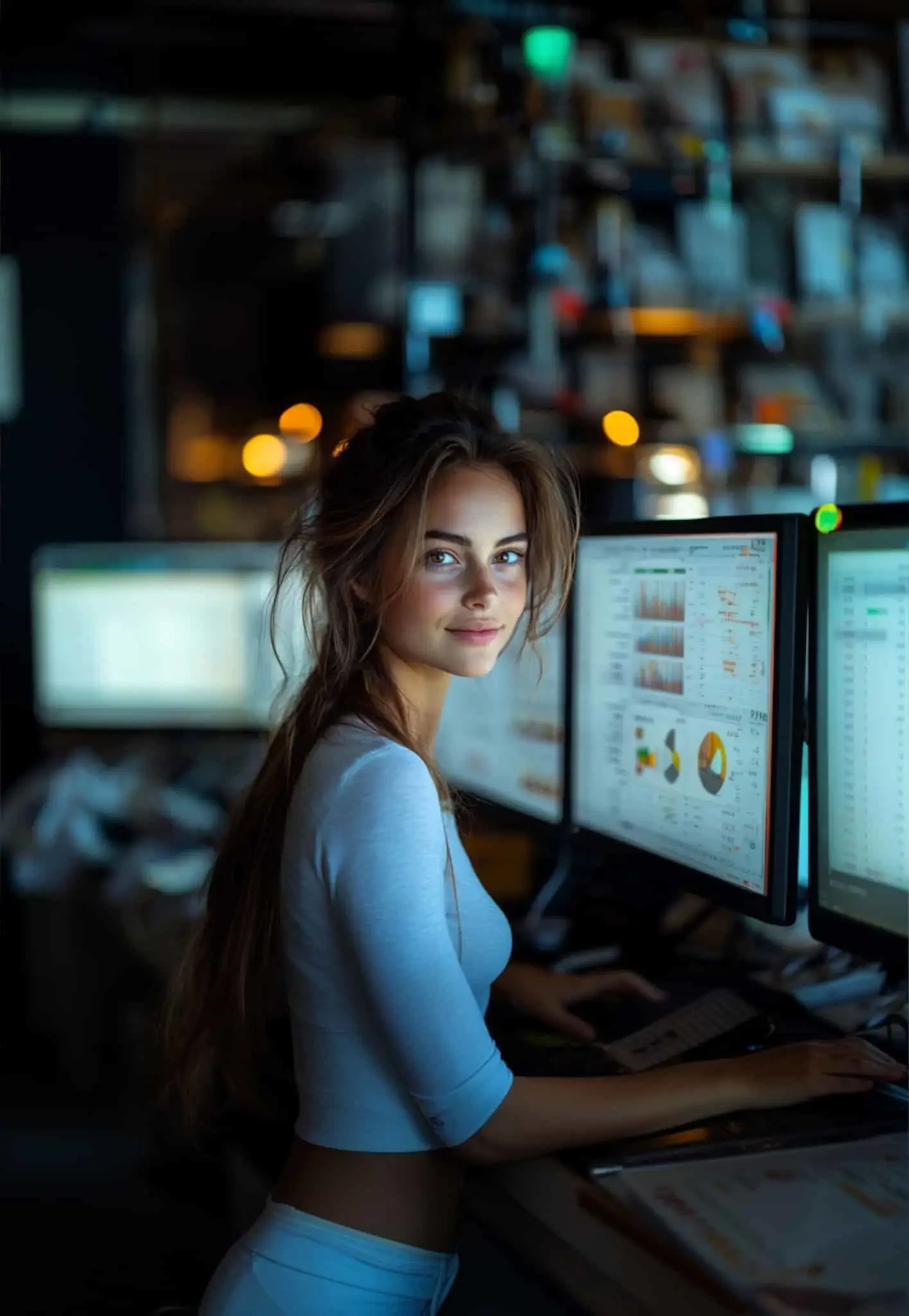 Dashboard analityczny z monitoringiem danych w creationX